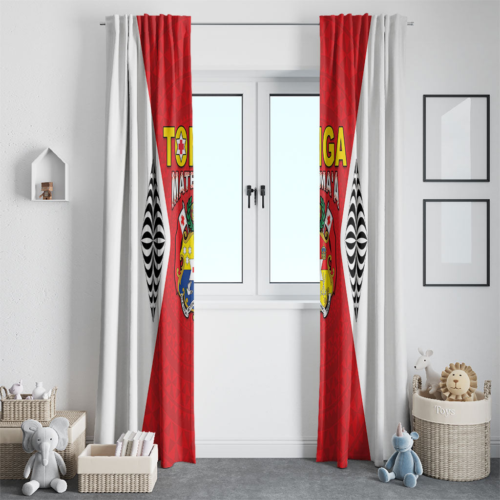2026 Tonga Rugby XIII Window Curtain Sporty Style LT05 - Polynesian Pride