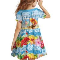 Personalised Hawaii Funny Thanksgiving Family Matching Off Shoulder Short Dress and Hawaiian Shirt Thankful From The Beach LT05 - Polynesian Pride