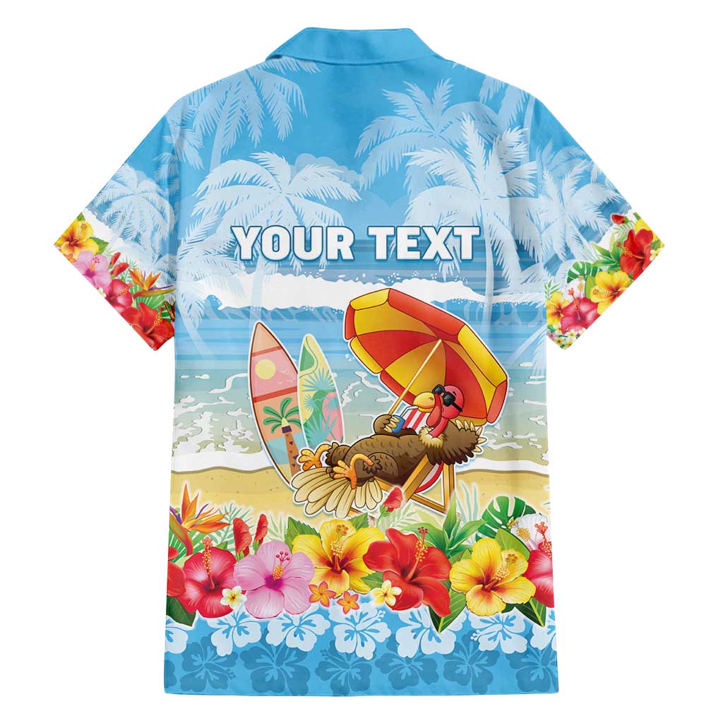 Personalised Hawaii Funny Thanksgiving Family Matching Puletasi and Hawaiian Shirt Thankful From The Beach