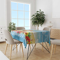 Hawaii Funny Thanksgiving Tablecloth Thankful From The Beach