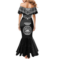 American Samoa MLK Day Family Matching Mermaid Dress and Hawaiian Shirt Polynesian Style