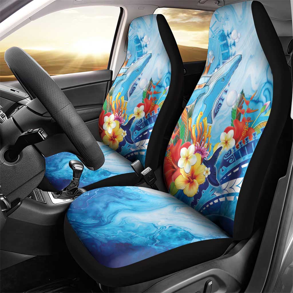 Polynesia Humpback Whale Car Seat Cover Ocean Style