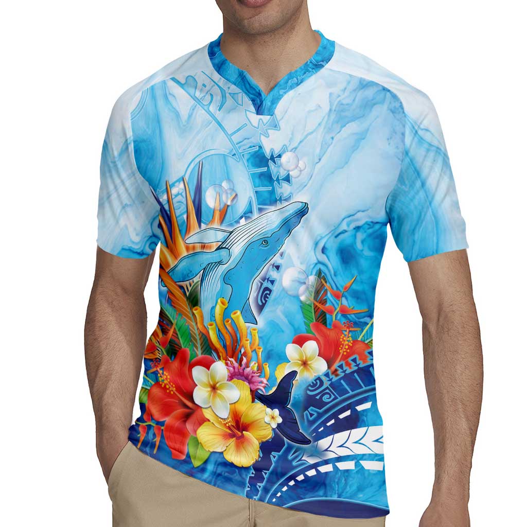Polynesia Humpback Whale Rugby Jersey Ocean Style