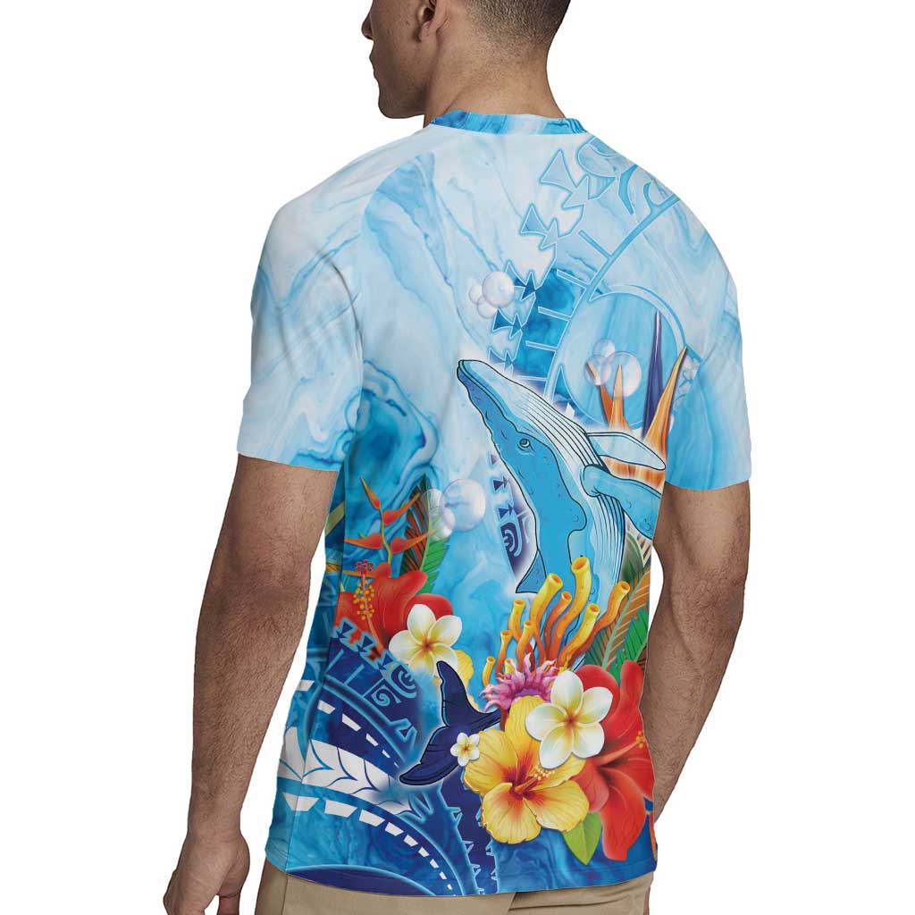 Polynesia Humpback Whale Rugby Jersey Ocean Style