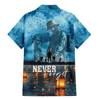 Hawaii Memorial Day Lantern Floating Family Matching Mermaid Dress and Hawaiian Shirt Always In Our Hearts LT05 - Polynesian Pride