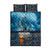 Hawaii Memorial Day Lantern Floating Quilt Bed Set Always In Our Hearts