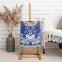 Marshall Islands Jemenei Day Canvas Wall Art Polynesian Tribal Tattoo Seashell Necklace