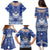 Marshall Islands Jemenei Day Family Matching Puletasi and Hawaiian Shirt Polynesian Tribal Tattoo Seashell Necklace