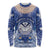 Marshall Islands Jemenei Day Long Sleeve Shirt Polynesian Tribal Tattoo Seashell Necklace