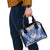 Marshall Islands Jemenei Day Shoulder Handbag Polynesian Tribal Tattoo Seashell Necklace