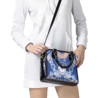 Marshall Islands Jemenei Day Shoulder Handbag Polynesian Tribal Tattoo Seashell Necklace