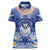 Marshall Islands Jemenei Day Women Polo Shirt Polynesian Tribal Tattoo Seashell Necklace
