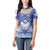 Marshall Islands Jemenei Day Women Polo Shirt Polynesian Tribal Tattoo Seashell Necklace