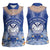 Marshall Islands Jemenei Day Women Sleeveless Polo Shirt Polynesian Tribal Tattoo Seashell Necklace
