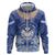 Marshall Islands Jemenei Day Zip Hoodie Polynesian Tribal Tattoo Seashell Necklace