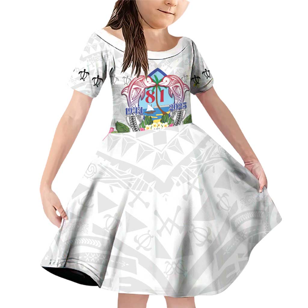 Guam Chamorro Liberation Day Family Matching Off Shoulder Short Dress and Hawaiian Shirt 81st Anniversary LT05