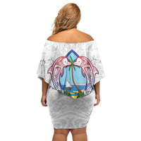 Guam Chamorro Liberation Day Family Matching Off Shoulder Short Dress and Hawaiian Shirt 81st Anniversary LT05