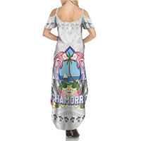 Guam Chamorro Liberation Day Family Matching Summer Maxi Dress and Hawaiian Shirt 81st Anniversary LT05