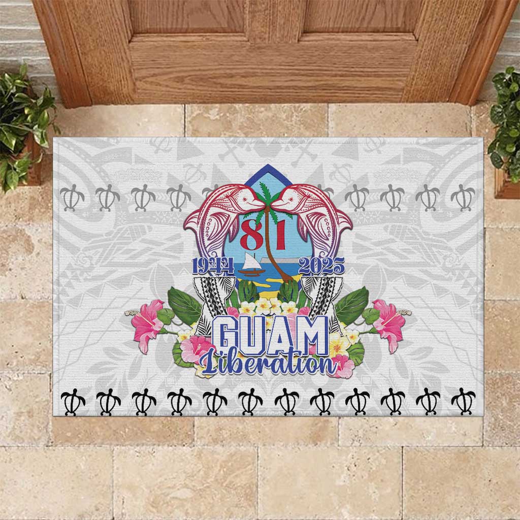 Guam Chamorro Liberation Day Rubber Doormat 81st Anniversary LT05