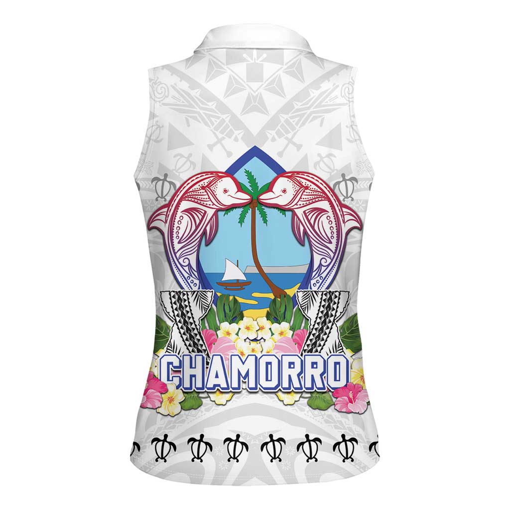 Guam Chamorro Liberation Day Women Sleeveless Polo Shirt 81st Anniversary LT05