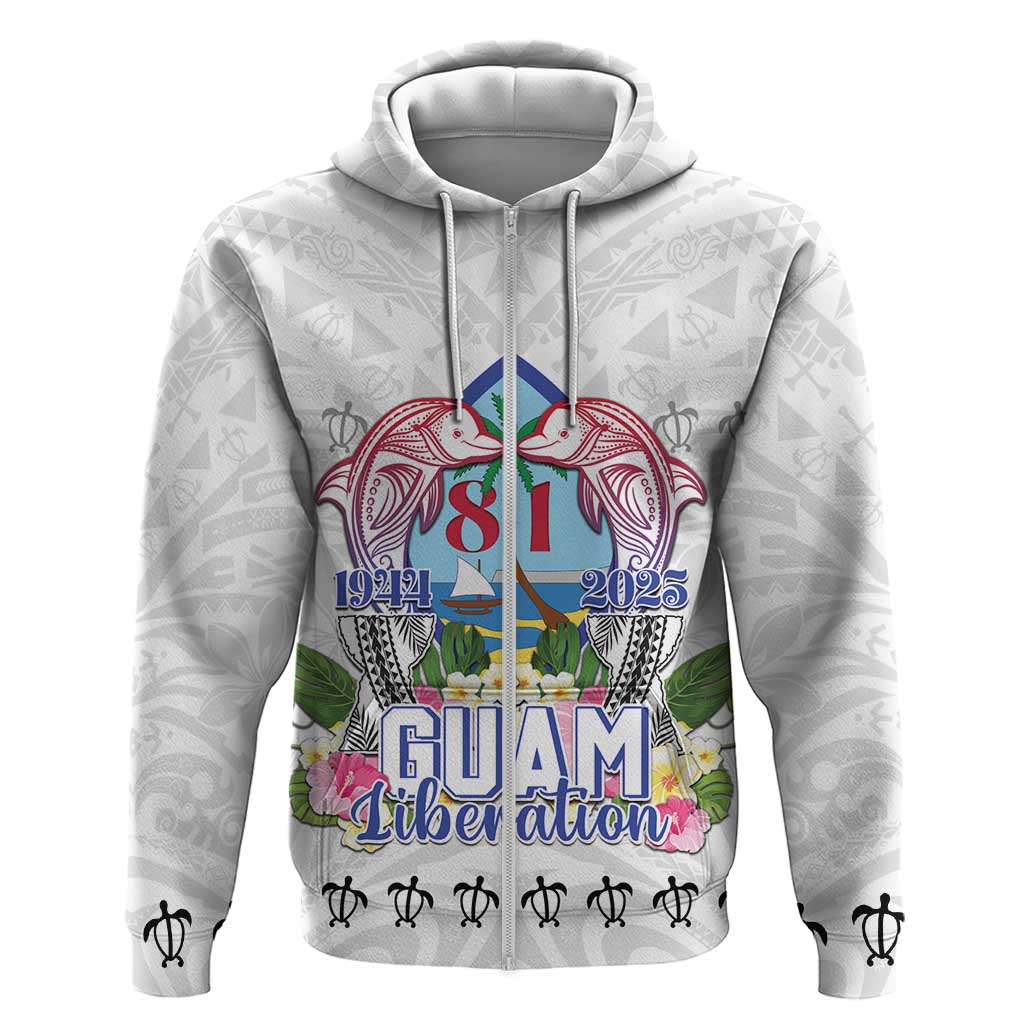 Guam Chamorro Liberation Day Zip Hoodie 81st Anniversary LT05