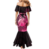Personalised Cancer Fighter Family Matching Mermaid Dress and Hawaiian Shirt I Beat Cancer LT05 - Polynesian Pride