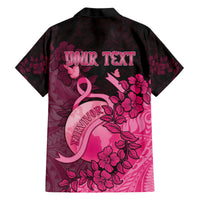 Personalised Cancer Fighter Family Matching Short Sleeve Bodycon Dress and Hawaiian Shirt I Beat Cancer LT05 - Polynesian Pride