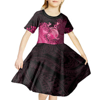 Personalised Cancer Fighter Kid Short Sleeve Dress I Beat Cancer