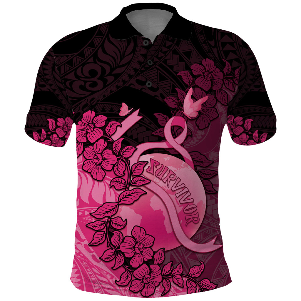 Personalised Cancer Fighter Polo Shirt I Beat Cancer