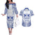 Northern Mariana Islands Liberation Day Couples Matching Off The Shoulder Long Sleeve Dress and Hawaiian Shirt 79th Anniversary