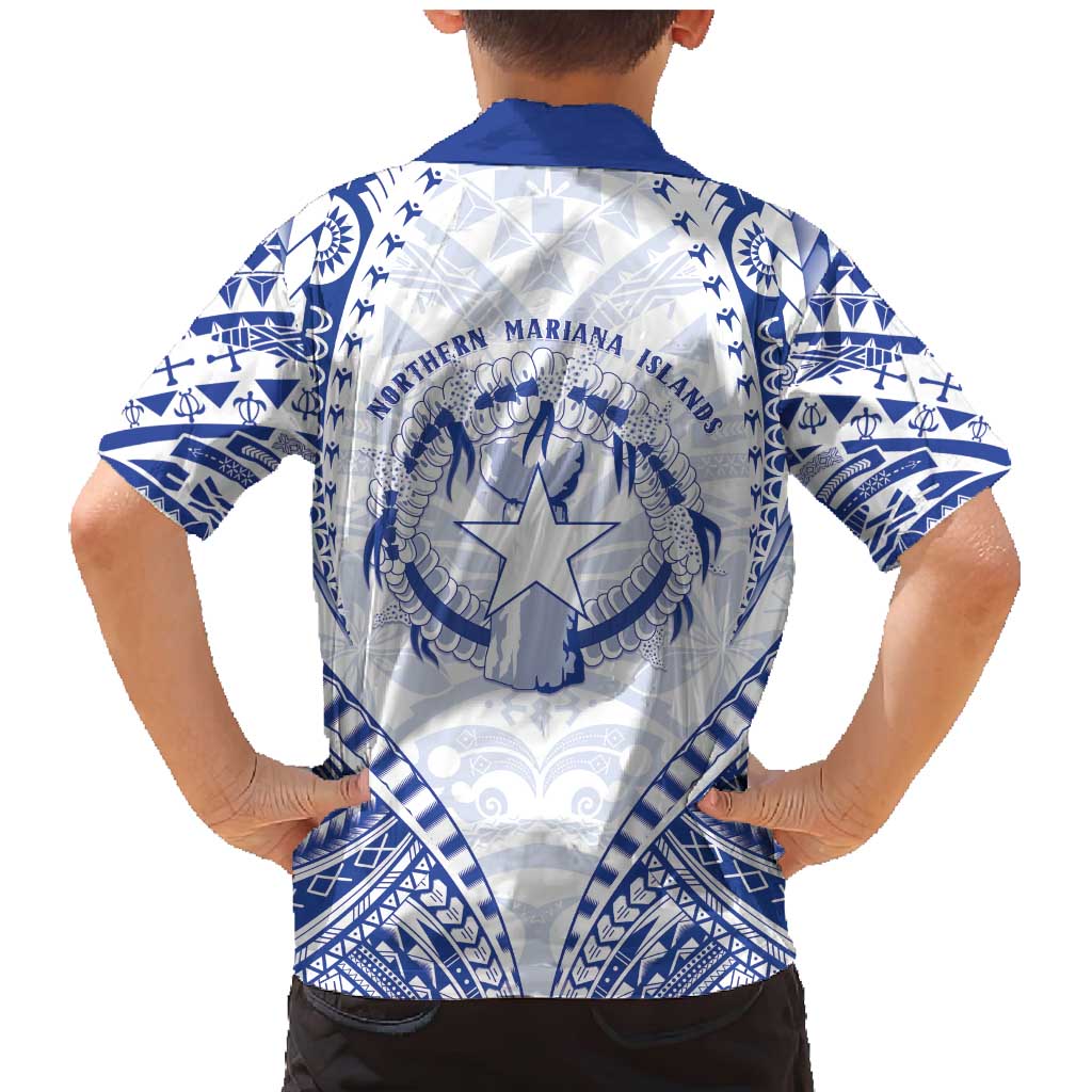 Northern Mariana Islands Liberation Day Family Matching Mermaid Dress and Hawaiian Shirt 79th Anniversary LT05 - Polynesian Pride