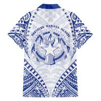 Northern Mariana Islands Liberation Day Family Matching Off Shoulder Maxi Dress and Hawaiian Shirt 79th Anniversary LT05 - Polynesian Pride
