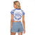 Northern Mariana Islands Liberation Day Raglan Cropped T Shirt 79th Anniversary