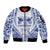 Northern Mariana Islands Liberation Day Sleeve Zip Bomber Jacket 79th Anniversary