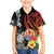 French Polynesia Bastille Day Family Matching Off The Shoulder Long Sleeve Dress and Hawaiian Shirt Tropical Turtle Hibiscus Polynesian Pattern