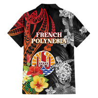 French Polynesia Bastille Day Family Matching Tank Maxi Dress and Hawaiian Shirt Tropical Turtle Hibiscus Polynesian Pattern LT05 - Polynesian Pride