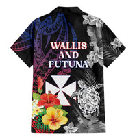 Wallis and Futuna Bastille Day Family Matching Mermaid Dress and Hawaiian Shirt Tropical Turtle Hibiscus Polynesian Pattern LT05 - Polynesian Pride