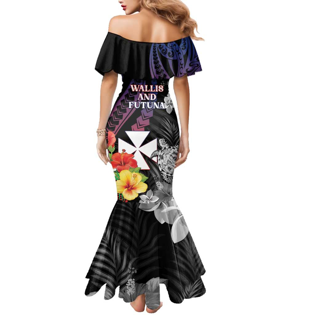Wallis and Futuna Bastille Day Family Matching Mermaid Dress and Hawaiian Shirt Tropical Turtle Hibiscus Polynesian Pattern LT05 - Polynesian Pride