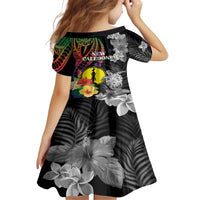 New Caledonia Bastille Day Family Matching Off The Shoulder Long Sleeve Dress and Hawaiian Shirt Tropical Turtle Hibiscus Polynesian Pattern LT05 - Polynesian Pride