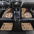Samoa Siapo Elegant Car Mats Hibiscus Chocolate Brown Motifs - Polynesian Pride
