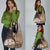 Samoa Siapo Elegant Grocery Bag Hibiscus Chocolate Brown Motifs - Polynesian Pride