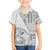 Samoa Siapo Elegant Family Matching Puletasi and Hawaiian Shirt Hibiscus White Motifs - Polynesian Pride