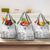 Samoa Siapo Elegant Grocery Bag Hibiscus White Motifs - Polynesian Pride