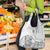 Samoa Siapo Elegant Grocery Bag Hibiscus White Motifs - Polynesian Pride