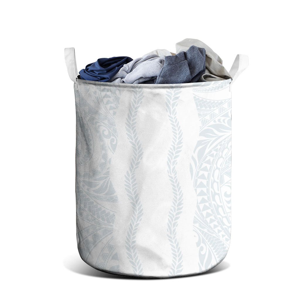 Samoa Lotu Tamaiti Laundry Basket Teuila With Tribal Motifs LT05 - Polynesian Pride