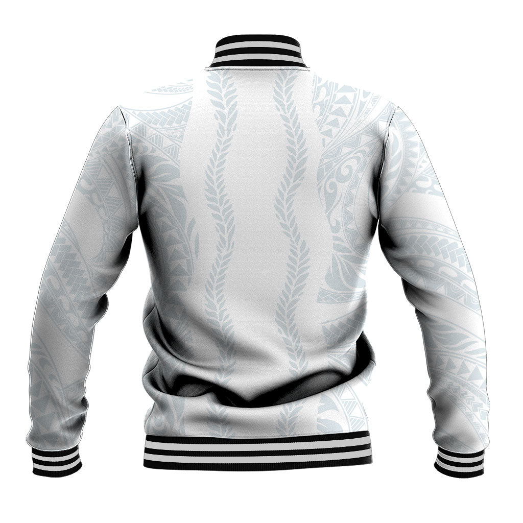 Samoa Lotu Tamaiti Baseball Jacket Teuila With Tribal Motifs LT05 - Polynesian Pride