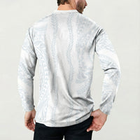 Samoa Lotu Tamaiti Button Sweatshirt Teuila With Tribal Motifs LT05 - Polynesian Pride