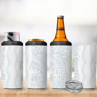 Samoa Lotu Tamaiti 4 in 1 Can Cooler Tumbler Teuila With Tribal Motifs LT05 - Polynesian Pride
