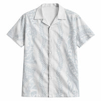 Samoa Lotu Tamaiti Hawaiian Shirt Teuila With Tribal Motifs LT05 White - Polynesian Pride