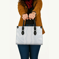 Samoa Lotu Tamaiti Leather Bag Teuila With Tribal Motifs LT05 - Polynesian Pride
